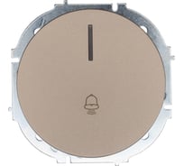 Кнопка звонка с подсветкой титан Lezard OSEN 743-3788-108