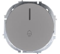 Кнопка звонка с подсветкой серый матовый Lezard OSEN 743-7488-108