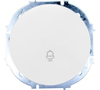 Кнопка звонка белый Lezard OSEN 743-0288-103