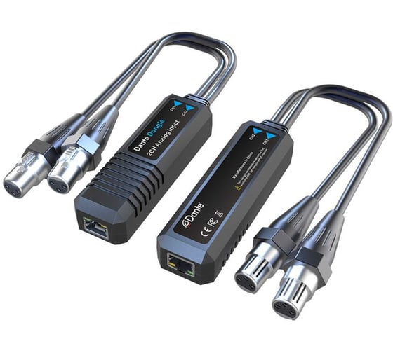 Конвертер ExellTech ELTC2IN-MKII Dante, 2 линейных входа 111440