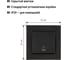 Звонок дверной TDM ELECTRIC (кнопка) 6А черная Сенеж упаковка 10 штук SQ1816-0311 3