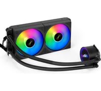 Комплект водяного охлаждения ExeGate BlackWater-240V3.PWM.ARGB 3 PIN 5V ADDRESSABLE RGB подсветка, LGA2066/2011/1366/1150/1151/1155/1156/1200/1700/1851/AM4/A 298224