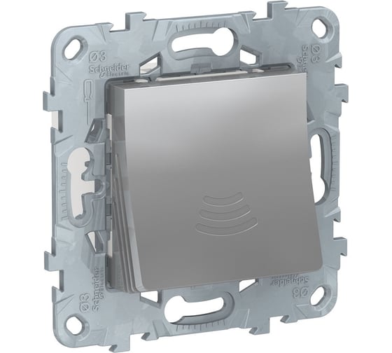Электронный звонок Systeme Electric UNICA NEW 70 дБ/1 м, алюминий NU578630 1