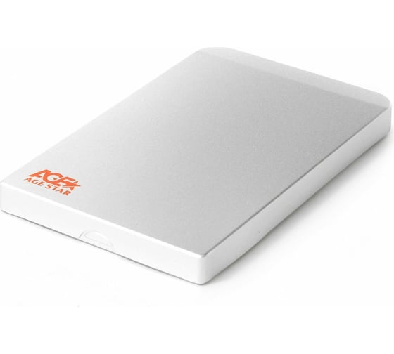 Внешний корпус AgeStar USB 3.0 2,5" SATA, алюминий, серебро 3UB2O1 (SILVER) 1