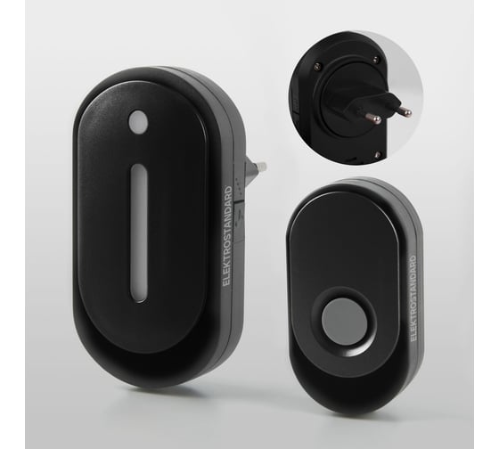 Бытовой электрический дверной звонок Elektrostandard - DBQ28M WL 36M IP20 Черный a056381