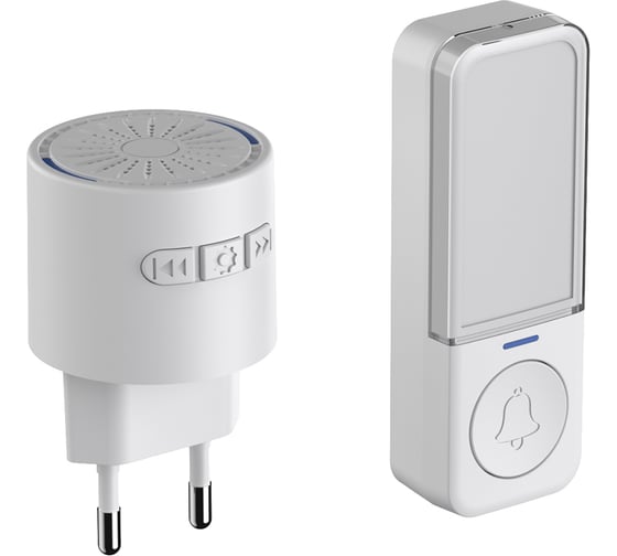 Звонок беспроводной GARIN DoorBell DBMW220 с кинетической кнопкой, белый BL1 19839 1