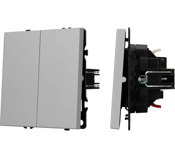 Механизм звонкового выключателя двухклавишный Arlight SWT-NOBE-MKR2-SFPL-IS 1шт 061786