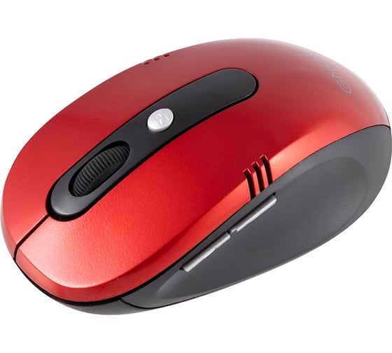 Беспроводная оптическая мышь Energy EK-009W Soft Touch цвет - чёрно/красный 100417