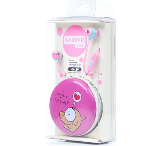 Наушники HARPER (KIDS) HK-39 Pink H00001199