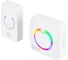 Звонок дверной ЭРА POLYCOLOR C100 беспроводной RGB подсветка белый 36 мелодий Б0069995 1