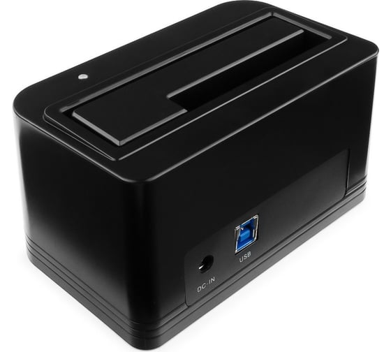 Докстанция Gembird 2.5/3.5, черный, USB 3.0, SATA, HDD/SSD HD32-U3S-4