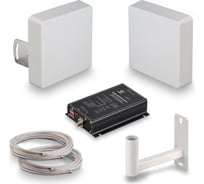 Комплект усилитель сигнала сотовой связи и интернета Kroks LTE1800/GSM1800/3G KRD-1800/2100 для дачи, антенны внешняя 15дБ+внутренняя 10дБ 1001