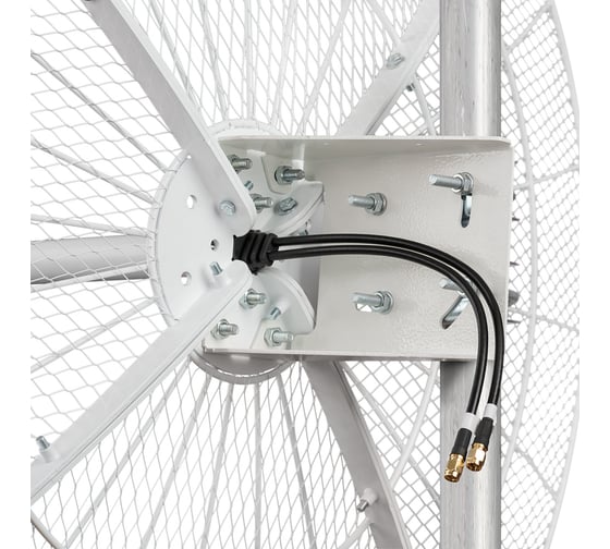 Параболическая сборная антенна Kroks KNA24-1700/4200P 4G/5G MIMO - 24 дБ, усилитель интернет-сигнала, SMA - разъем 2321