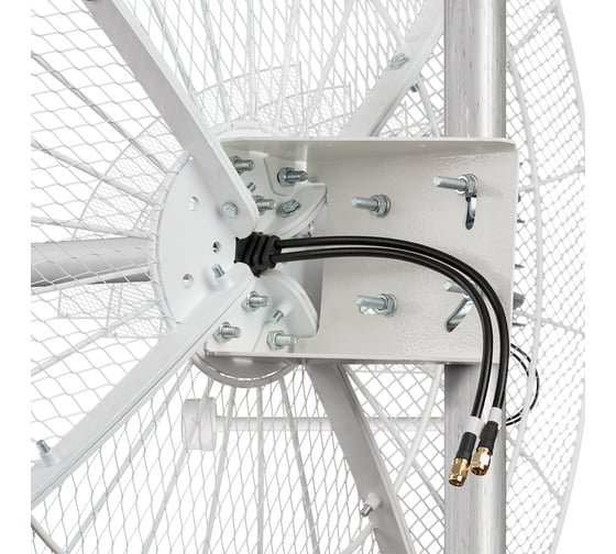 Параболическая сборная антенна Kroks 4G/5G MIMO KNA27-1700/4200P - 27 дБ, усилитель интернет сигнала, SMA - разъем 2317