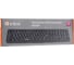 Клавиатура Intro, KU100 Клав25 black USB Б0027668 5