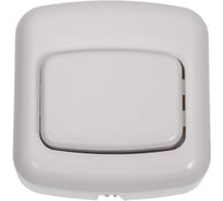 Выключатель для бытовых звонков Bylectrica без подсветки, белый, А11-894
