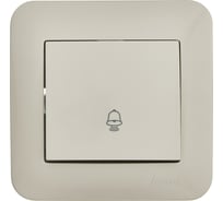 Кнопка звонка Lezard ASTI крем 7081-0303-103