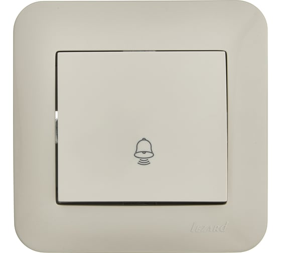 Кнопка звонка Lezard ASTI крем 7081-0303-103
