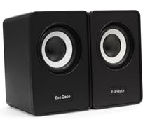 Акустическая система ExeGate 2.0 Disco 120 питание USB, 2x3Вт 6Вт RMS, 100-20000Гц, черный, Color Box 287054