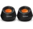 Акустическая система ExeGate 2.0 Disco 130 питание USB, 2x3Вт 6 Вт RMS, 100-20000Гц, черный оранжевый, Color Box 287060 3