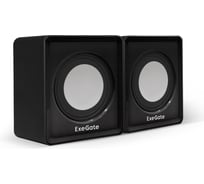Акустическая система ExeGate 2.0 Disco 140 Black питание USB, 2x3Вт 6Вт RMS, 100-20000Гц, черный, Color Box 287057
