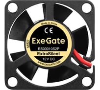 Вентилятор ExeGate 12В DC ExtraSilent ES03010S2P 30x30x10 мм, Sleeve bearing подшипник скольжения, 2pin, 8000RPM, 18dBA 299843