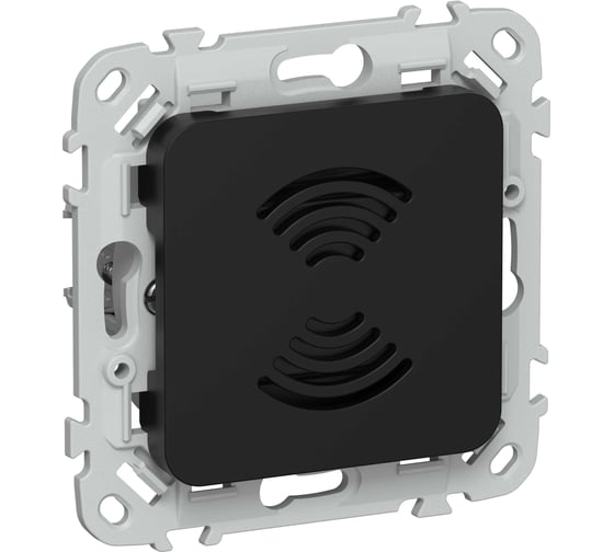 Звонок дверной IEK FLITE ЗВ-ФлЧ черный FI-ZD10-02-220-K02
