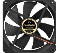 Вентилятор ExeGate ExtraSilent ES14025B3P 140x140x25 мм двойной шарикоподшипник 3pin 1300RPM 24dBA 288928