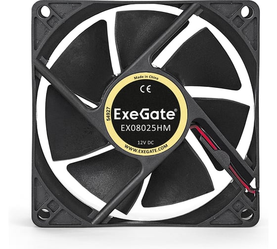Вентилятор ExeGate EX08025HM 80x80x25 мм гидродинамический Molex 1800RPM 21dBA 283380 1