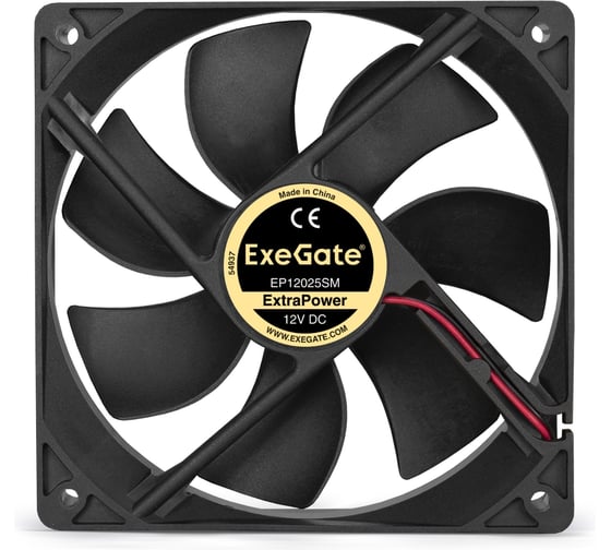 Вентилятор ExeGate ExtraPower EP12025SM подшипник скольжения Molex 1800RPM 25dBA 283395 1