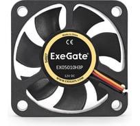 Вентилятор ExeGate EX05010H3P 50x50x10 мм гидродинамический 3pin 4500RPM 22dBA 253943