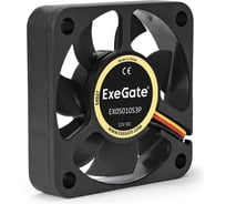 Вентилятор ExeGate EX05010S3P 50x50x10 мм подшипник скольжения 3pin 4500RPM 24dBA 180972