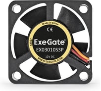 Вентилятор ExeGate EX03010S3P 30x30x10 мм подшипник скольжения 3pin 9000RPM 26dBA 281210