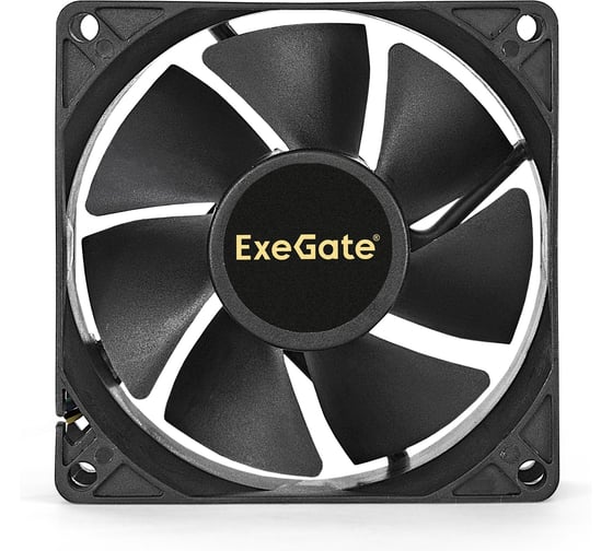 Вентилятор ExeGate ExtraSilent ES08025H3P 80x80x25 мм гидродинамический 3pin 1800RPM 21dBA 283376
