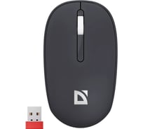 Беспроводная оптическая мышь DEFENDER Smart MM-396, Черная, 3 кнопки, 2.4G+BT, 500мАч, 1600dpi 52396
