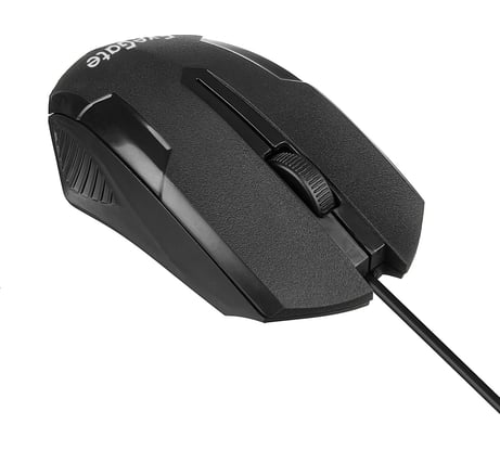 Мышь ExeGate Professional Standard SH-9025 USB, оптическая, 1000dpi, 3D, 3 кнопки и колесо прокрутки, длина кабеля 1,35м, черная, Color Box 264096