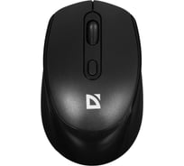 Беспроводная оптическая мышь DEFENDER Vision MS-376, черная, 2.4G+BT, 1600dpi, 4 кнопки, аккумулятор 52376