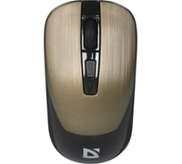 Беспроводная оптическая мышь DEFENDER Wave MM-995, бронзовая, 4D, 800-1600dpi, бесшумная 52992