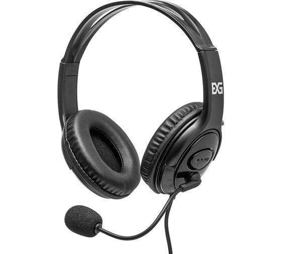 Полноразмерные наушники с микрофоном гарнитура ExeGate 960 USB STEREO USB, динамик 40 мм, 20-20000Гц, длина кабеля 2м, управление громкостью и пр. на кабеле, Col 294417