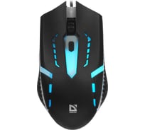 Проводная оптическая мышь Defender Flash MB-600L, 7 цветов, 4 кнопки, 800-1200dpi 52600