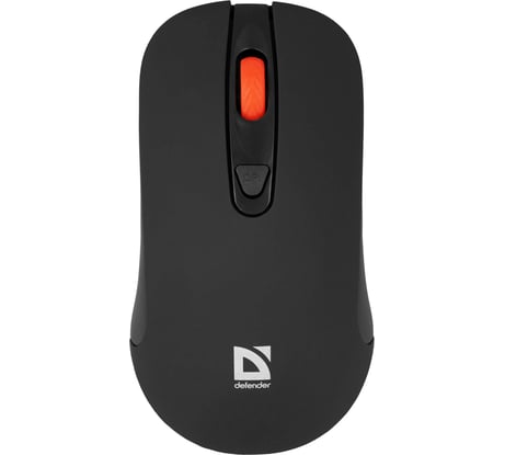 Беспроводная оптическая мышь Defender Nexus MS-195 черный,4 кнопки,800-1600 dpi 52195