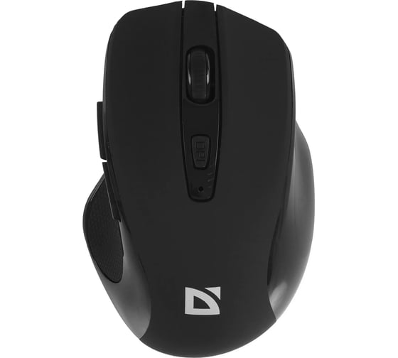 Беспроводная оптическая мышь Defender Prime MB-053 черный, 6D, 800-1600dpi, бесшумн 52053