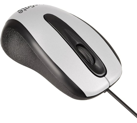 Мышь ExeGate Professional Standard SH-9026S USB, оптическая, 1000dpi, 3D, 3 кнопки и колесо прокрутки, длина кабеля 1,35м, серебристая, Color Box 264098