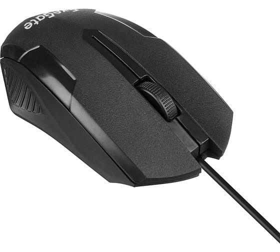 Мышь ExeGate Professional Standard SH-9025L2 USB, оптическая, 1000dpi, 3D, 3 кнопки и колесо прокрутки, длина кабеля 2,2м, черная, Color Box 279944