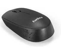 Беспроводная мышь ExeGate Professional Standard SR-9038 радиоканал 2,4 ГГц, USB, оптическая, 1200dpi, 3D, 3 кнопки и колесо прокрутки, черная, Color Box 295309
