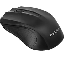 Беспроводная мышь ExeGate Professional Standard SR-9023 радиоканал 2,4 ГГц, USB, оптическая, 1200dpi, 3D, 3 кнопки и колесо прокрутки, черная, Color Box 279045