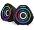 Акустическая система ExeGate Color Box 2.0 Accord 210 питание USB, 2x3Вт 6Вт RMS, 60-20000Гц, цвет черный, RGB подсветка 289680 1
