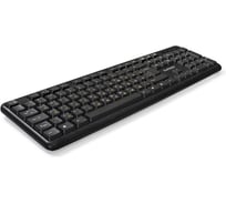 Клавиатура ExeGate Professional Standard LY-405 USB, полноразмерная, влагозащищенная, 105кл., Enter большой, длина кабеля 1,5м, черная, Color Box 287138