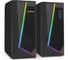 Акустическая система ExeGate Color Box 2.0 Accord 240 питание USB, 2x3Вт 6Вт RMS, 60-20000Гц, цвет черный, RGB подсветка 289688 1
