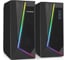 Акустическая система ExeGate Color Box 2.0 Accord 240 питание USB, 2x3Вт 6Вт RMS, 60-20000Гц, цвет черный, RGB подсветка 289688 6